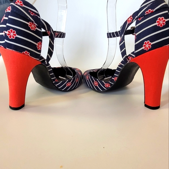 Rocket Dog Jenna Kyoto Cotton Heels Size 8.5 us - Picture 4 of 9